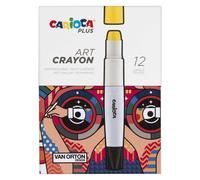 Pastelli a tempera Carioca Plus Art Crayon Hard Box: assortiti, cf. da 12 u.