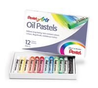Pastelli Ad Olio Pentel Da Artista Pacco Da 12 Colori Vividi