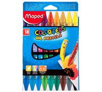 Pastelli ad olio triangolari Maped Color'Peps 18 pezzi