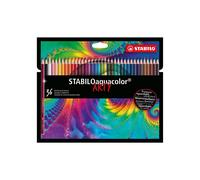 Pastelli Arty Aquacolor - colori assortiti - Stabilo - astuccio 36 pezzi
