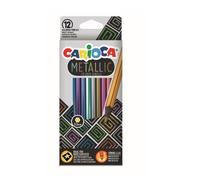 Pastelli Carioca Colore Metallic Colori Assortiti Confezione 12PZ Scuola