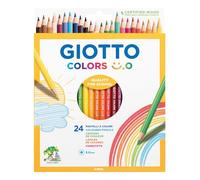GIOTTO - F278400 - Pastelli colorati Colors 3.0 - diametro mina 3 mm - Giotto - astuccio 24 pezzi - 100062 - Conf. da 1 Pz. - F278400