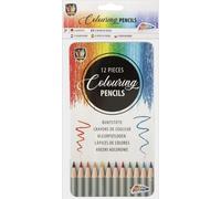Pastelli colorati in scatola di latta 12 pz GRAFIX