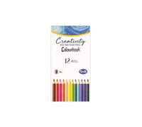 Pastelli Creativity Starts With Colourbook astuccio da 12 colori - Colourbook