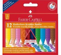 Pastelli di plastica Faber-Castell Colour Grip Jumbo 12 pezzi