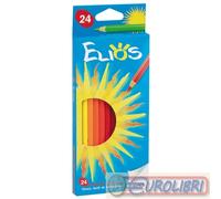 PASTELLI ELIOS 24 COLORI 10 CONFEZIONI FILA