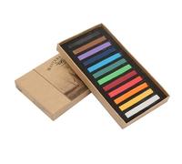 Pastelli fluorescenti Set di gessi per capelli 12 24 36 48 pezzi Strumento usa e getta per tingere i capelli Pittura a pastello Graffiti Schizzo Bambola Colorazione a mano Colori (12 colori)