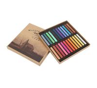 Pastelli fluorescenti Set di gessi per capelli 12 24 36 48 pezzi Strumento usa e getta per tingere i capelli Pittura a pastello Graffiti Schizzo Bambola Colorazione a mano Colori (24 colori)