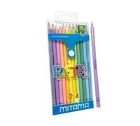 Pastelli mitama laccato tondo pastel , mina 3.3, in pet box 12 pz.