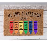 Pastelli Per Bambini Sempre Unici Per Insegnanti, Ritorno A Scuola Zerbino Allo Sporco Zerbino Ingresso Funny Zerbini Per Interni Per Cucina Doccia Esterno 40 X 60Cm
