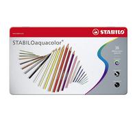 PASTELLI STABILO Aquerellabili Aquacolor 36 pz scatola metallo