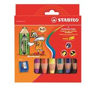 PASTELLI STABILO WOODY 880 PZ.6 CON TEMPERINO 4548 BLU