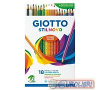 PASTELLI STILNOVO 18 COLORI 6 CONFEZIONI GIOTTO