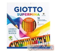 PASTELLI SUPERMINA 18 COL + 2 MATITE 5 CONF GIOTTO