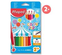 Pastelli triangolari jumbo Maped Color'Peps, 12 pezzi