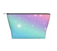 Pastello arcobaleno, Borsa da toilette Borsa per trucco Borsa per cosmetici Borsa da toilette da viaggio portatile