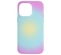 Pastello Aura Estetica Rosa Blu Chic Trendy Gradiente Custodia per iPhone 14 Pro Max