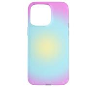 Pastello Aura Estetica Rosa Blu Chic Trendy Gradiente Custodia per iPhone 15 Pro Max