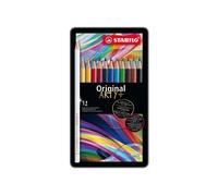 Stabilo Original 8773 - tratto 2,80mm - colori assortiti - Stabilo - astuccio 12 pastelli colorati Quantita min. 1