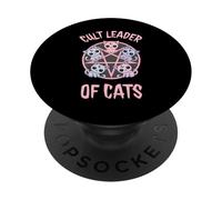 Pastello Goth Cat Cult Leader Kawaii Creepy Cute PopSockets PopGrip Adesivo