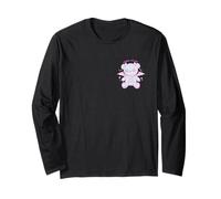 Pastello Goth Kawaii Demone Orso Creepy Carino Maglia a Manica