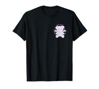 Pastello Goth Kawaii Demone Orso Creepy Carino Maglietta