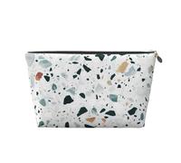 Pastello Marmo Terrazzo, Borsa da toilette Borsa per trucco Borsa per cosmetici Borsa da toilette da viaggio portatile
