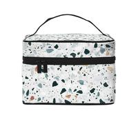Pastello Marmo Terrazzo, Borsa per il trucco Borsa per cosmetici Borsa da viaggio portatile da viaggio Astuccio per matite