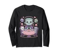Pastello Mostro Tea Party Halloween Maglia a Manica
