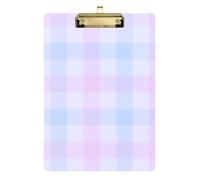 Pastello ologramma Gingham Paramedico Appunti Impermeabile per Calcio Softball Coaching Dimensioni 9 x 12