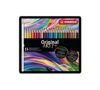 Stabilo Original 8774 - tratto 2,80mm - colori assortiti - Stabilo - astuccio 24 pastelli colorati