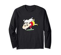 Pastello Shin-chan Oops T-shirt a maniche lunghe Shin-chan & Shiro di JP