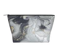 Pastello Splash astratto in marmo grigio, Borsa da toilette Borsa per trucco Borsa per cosmetici Borsa da toilette da viaggio portatile
