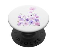 Pastello Wildflower Garden Soft Floral Spring Art Nature Flowe PopSockets PopGrip Adesivo