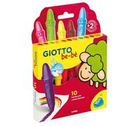 GIOTTO BEBE - F477900 - Pastelli cera super - lunghezza 7,5mm con Ø 11mm - colori assortiti - Giotto bebe - astuccio 10 superpastelloni - 56938 - Conf. da 1 Pz. - F477900