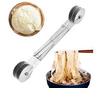 Paster Rotella di taglio Pizza Rullo Raviola Polvere Taglierina per torte Regolabile Taglierina Pizza Ruota di Taglio Rullo di Tessuto Rullo Rullo Taglierina Ruote Ricer Kutter Pate Pizza Cutter