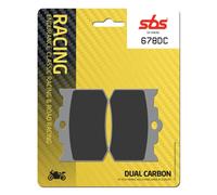 PASTIGLIE FRENO RACING SBS 678 DC DUAL CARBON PERFORMANCE MACHINE 125 X 4RSPH