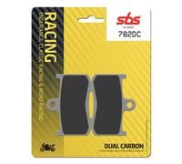 PASTIGLIE FRENO ANTERIORE RACING SBS 782 DC DUAL CARBON SUZUKI GSX S 750 2017