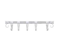 Pasticceria Utensili Da Cucina - Rail Da Cucina Con Ganci Scorrevoli | Rack Appendiabiti Utensili Adesivi | Organizzatore Da Parete Senza Drill | Supporto Per Risparmiare Spazio Per Pentole, Padella