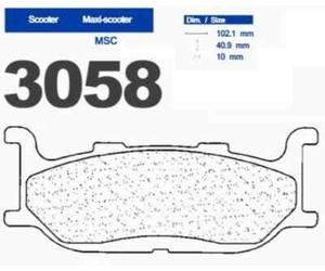 PASTICCHE CARBONE LORRAINE CL 3058 MSC MAJESTY 400 TMAX > 2003