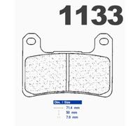 Pasticche CL BRAKES 1133 C60 Racing ZX10R GSX-R brake pads