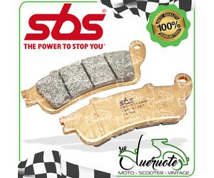 PASTICCHE FRENI COPPIA PASTIGLIE FRENO ANTERIORE SBS SINTERIZZATE HONDA PEUGEOT