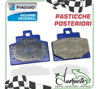 PASTICCHE FRENI COPPIA PASTIGLIE FRENO POSTERIORE KIT PER PIAGGIO GILERA BENELLI