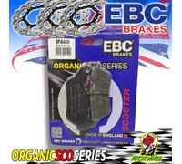 PASTICCHE FRENO ANTERIORI EBC SFA430 YAMAHA 125 YPRA X MAX ABS 2006 2007 2008