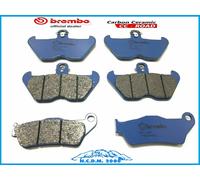 PASTICCHE FRENO CARBON CERAMIC BREMBO ANTERIORI + POSTERIORI BMW R 850 R 1999