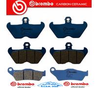 PASTICCHE FRENO CARBON CERAMIC BREMBO ANTERIORI + POSTERIORI BMW R 850 R 1999