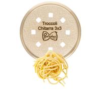 Pastidea - Accessorio a matrice Troccoli/Spaghetti Quadri alla Chitarra 3 x 3 mm compatibile con Kenwood Pasta Fresca o con adattatore in Pastamaker Avance/serie 7000 e altre macchine per la pasta
