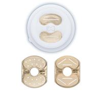 Pastidea - Kit trafila con 3 formati: Pappardelle 15mm, Mafalde, Spaghetti 2mm - compatibile con Philips Pasta Maker Avance e Serie 7000