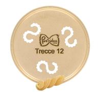 Pastidea - Matrice bronzo - Trecce a righe da 12 mm - compatibile con Kenwood Pasta Fresca o con adattatore nella macchina per pasta Avance / serie 7000 e altre macchine per la pasta