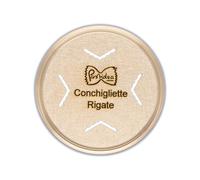 Pastidea - Trafila in Bronzo Conchigliette Rigate 11mm compatibile con Kenwood. Utilizzando l'adattatore, compatibile con Philips Pasta Maker Avance, Viva, Serie 7000, e altri.